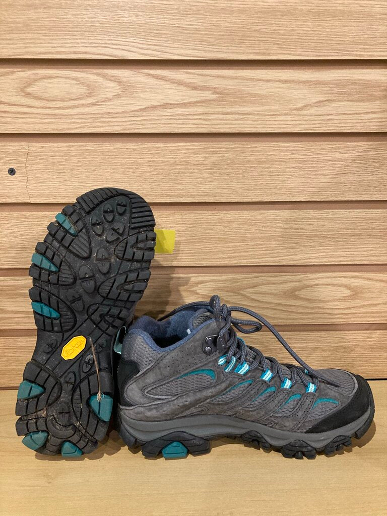 Merrell Hiking Boots, Grey/Teal, Women's 7