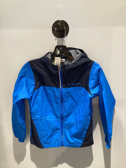 Columbia Full Zip Wind Jacket, Blue, Kids S