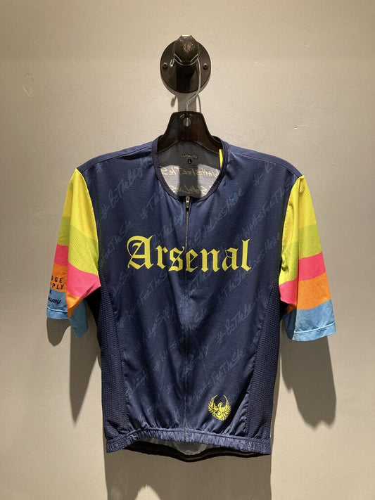 Cutaway Arsenal SS Bike Jersey, Navy/Multi, Men's L