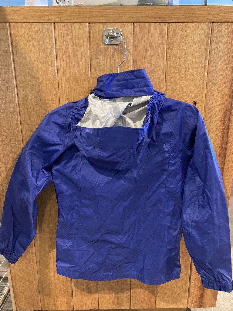 (Small Stain)REI Rain Jacket, Blue, Kids M (10/12)