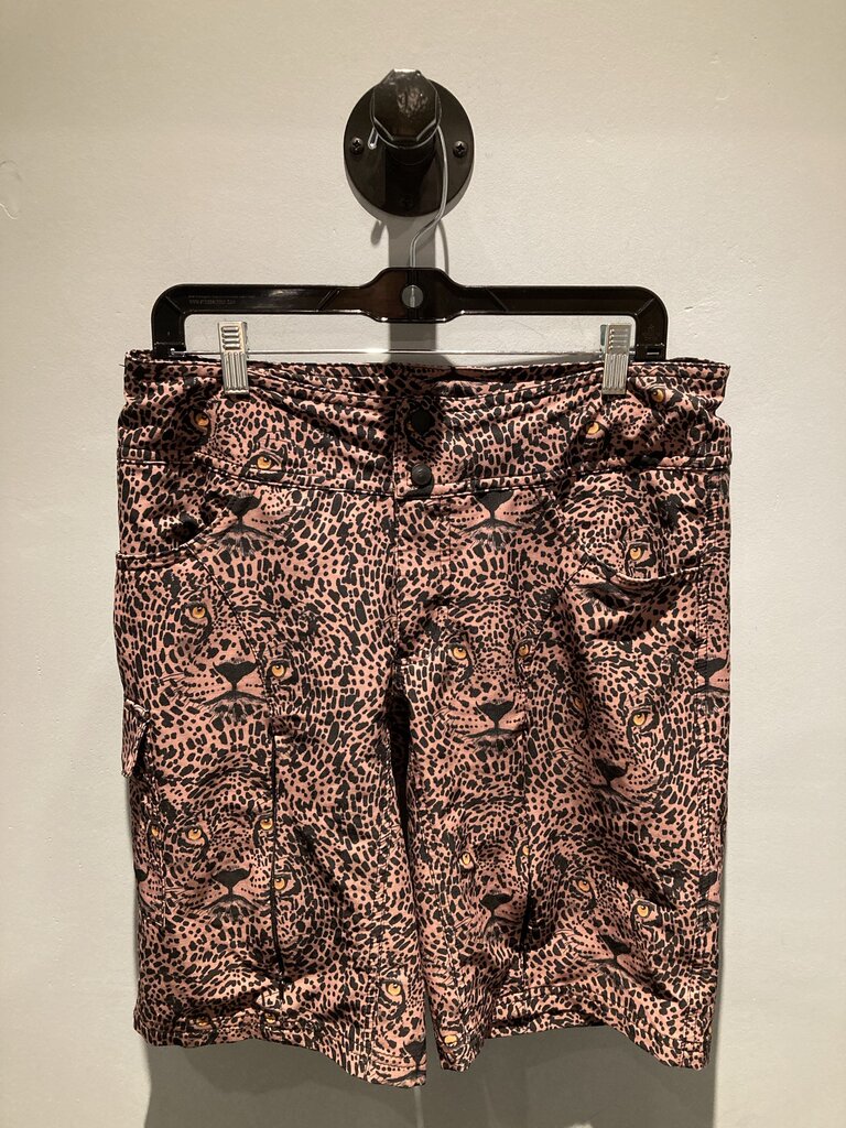 Shreadly Shorts, Pink Leopard, Women's 8