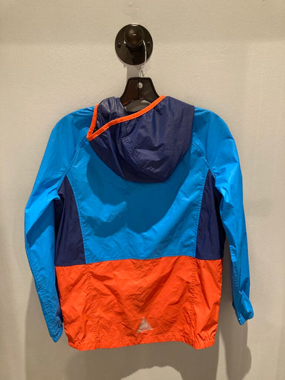 LL Bean Wind Jacket, Blue/Orange, Kids L (14-16)