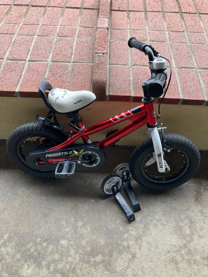 Royal Rider Freestyle Kids Bike, Red/White, 12"