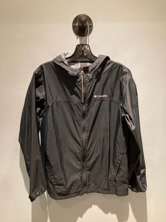 Columbia Windbreaker, Black, Kid's XL