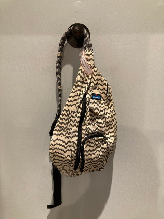 Kavu Rope Sling, White/Black, OS