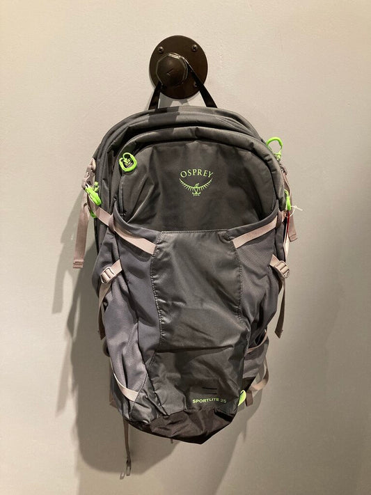 Osprey Sportlite Backpack, Grey/Green, 25L