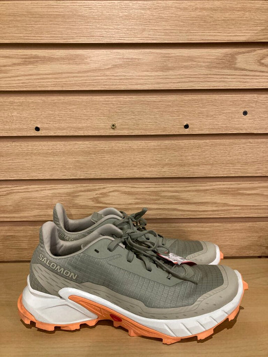 Salomon Alphacross 5, Sage/Papaya, Women's 7.5