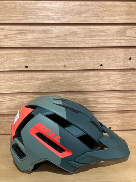 Bell Super Air MTB Helmet, Green/Pink, M