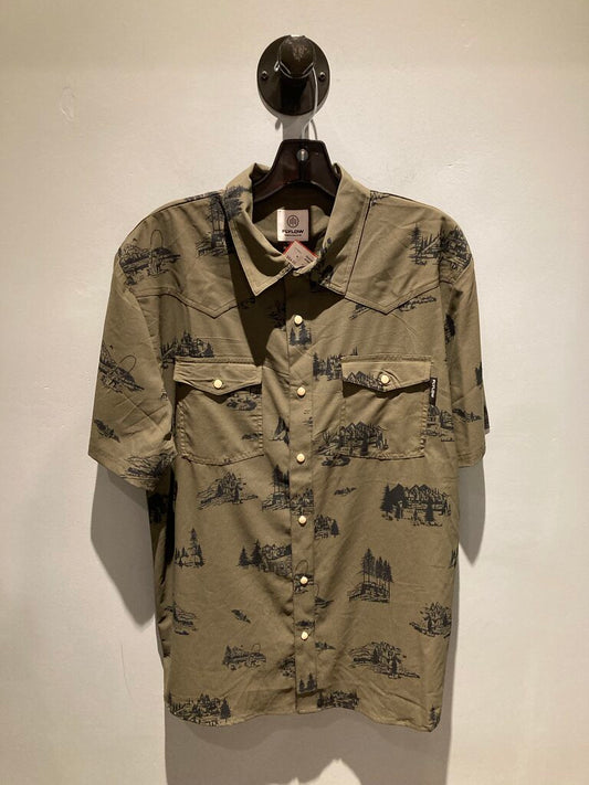Flylow Cody Shirt, Jasper/Night, Men's L