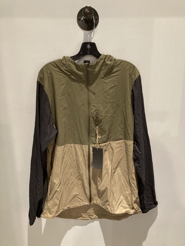 Flylow Davis Anorak, Black/Olive, Men's L