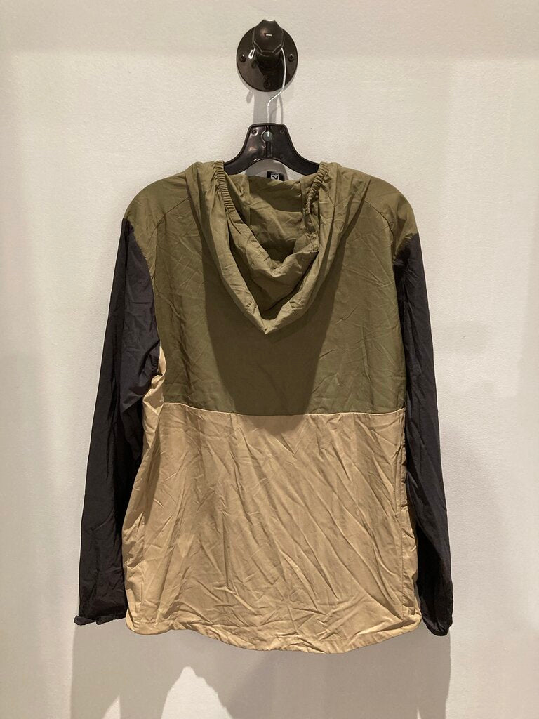 Flylow Davis Anorak, Black/Olive, Men's L