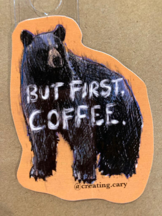 Gingerly Designs All 4's Bear Orange Trim