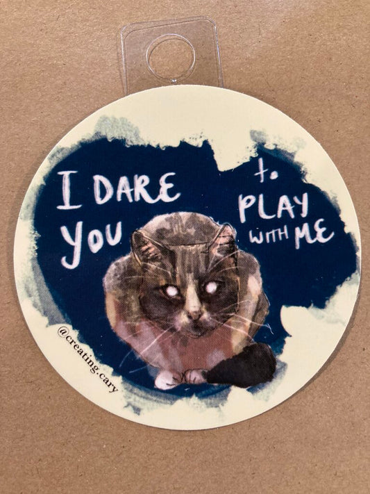 Gingerly Designs I Dare You Cat