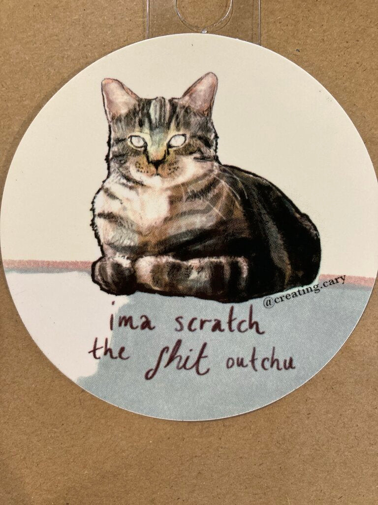 Gingerly Designs Ima Scratch Cat
