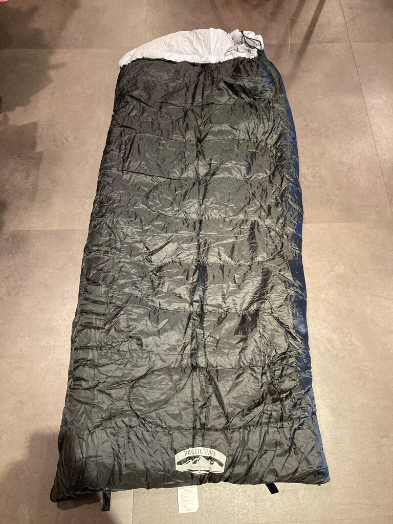 Pacific Pass Sleeping Bag, Black, 30deg