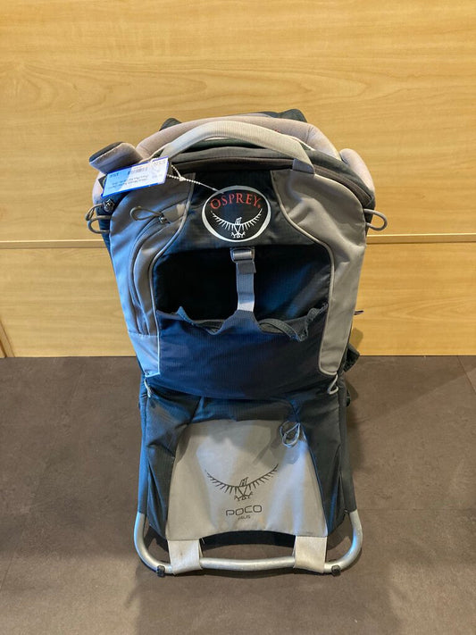 (Wear/Missing Buckle) Osprey Poco Plus Kid Carrier, Grey