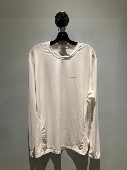 Patagonia LS Crew, White, Men's XL