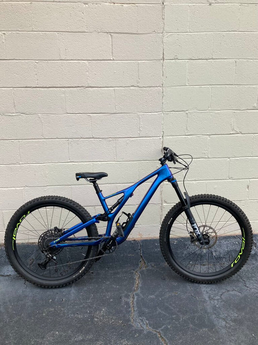 2019 Specialized Stumpjumper Comp Carbon, Blue/Green, 27.5", Medium