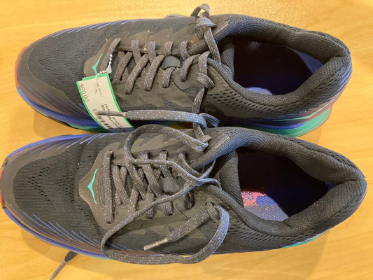 Hoka Torrent 2, Black/Blue/Green, Women's 9
