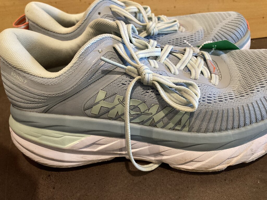 Hoka Bondi 7, Blue/Orange Women's 8