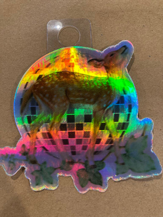 Disco Fawn Sticker