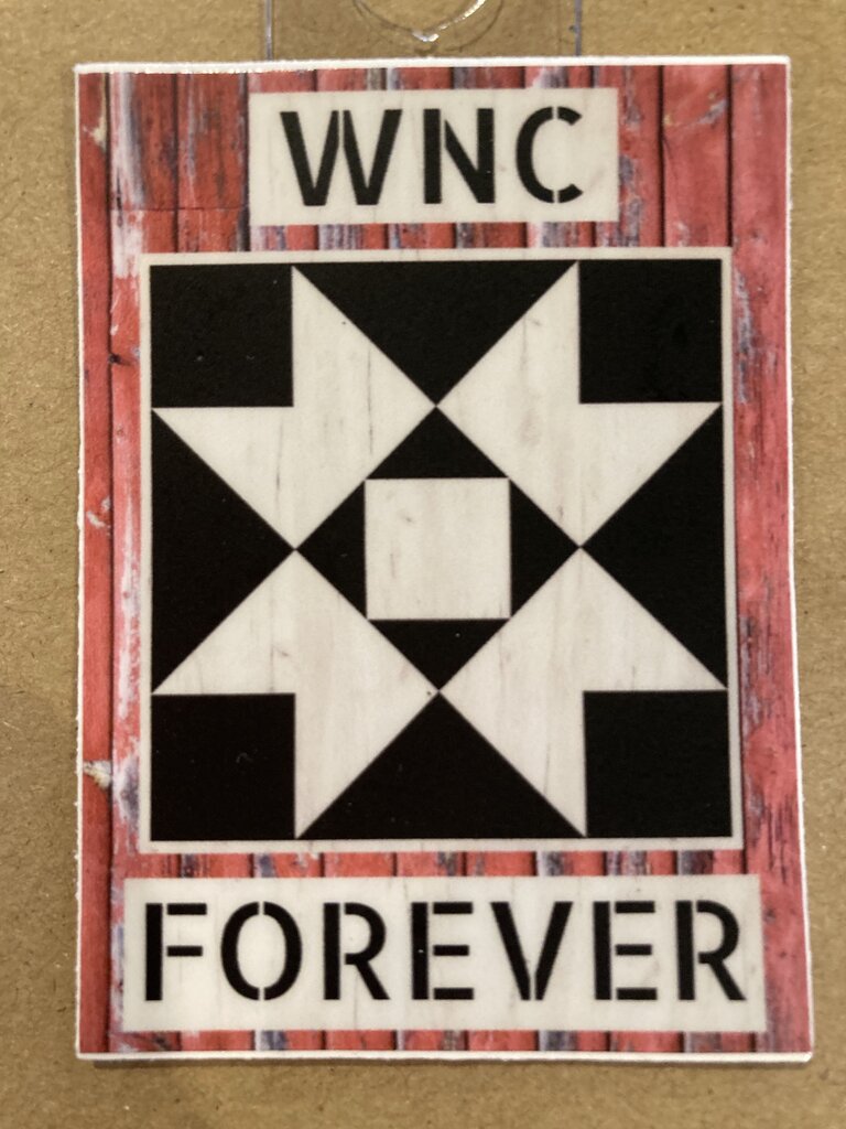 WNC Forever Quilt Square Sticker