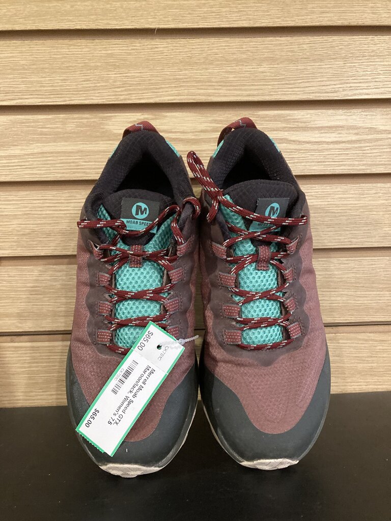 Merrell Moab Speed GTX, Maroon/lack, Women's 7.5
