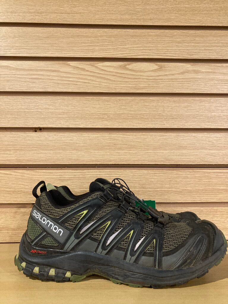 (Wear) Salomon XA Pro 3D Shoes, Green, Men's 8.5