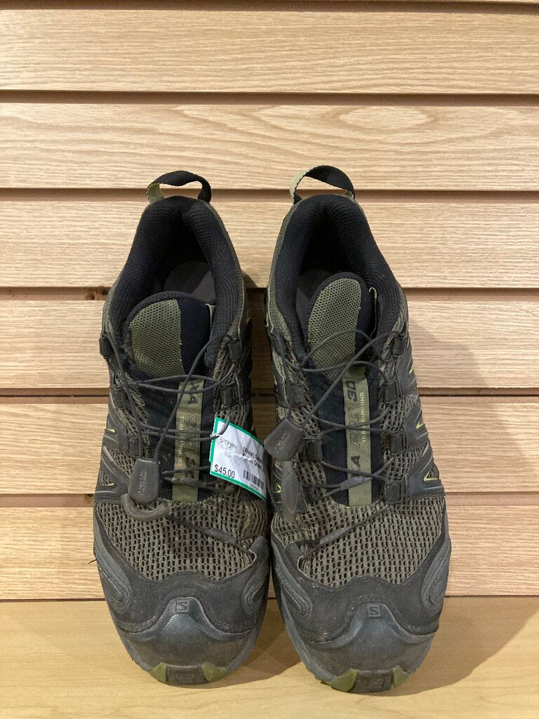 (Wear) Salomon XA Pro 3D Shoes, Green, Men's 8.5