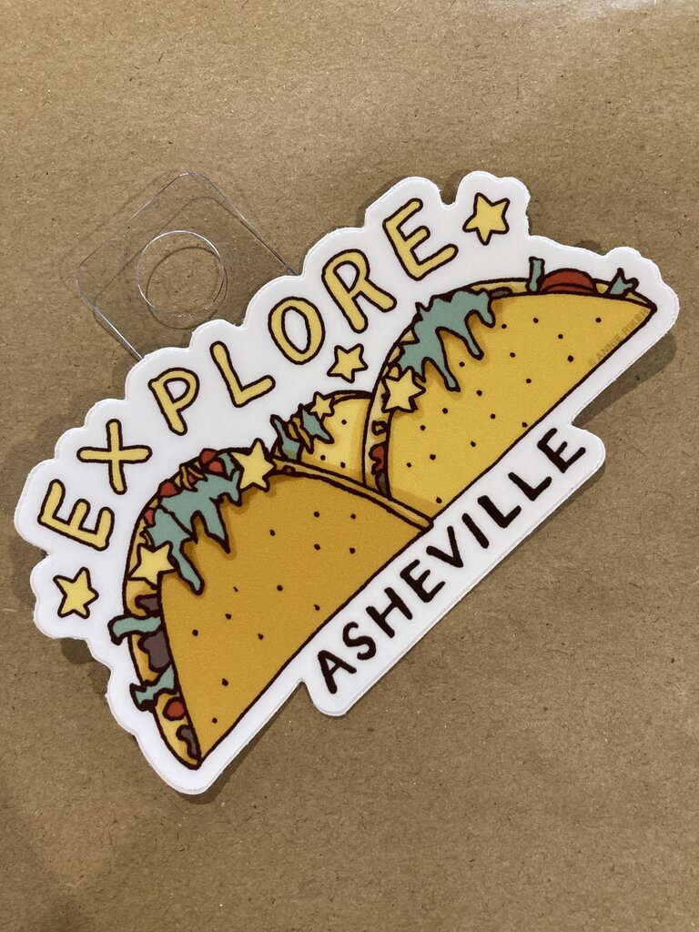 Annie Riker Taco Mountain Sticker