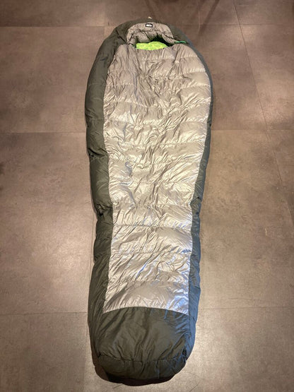 REI Ingeno Down Bag, Grey/Green, Men's Left 17 Degree