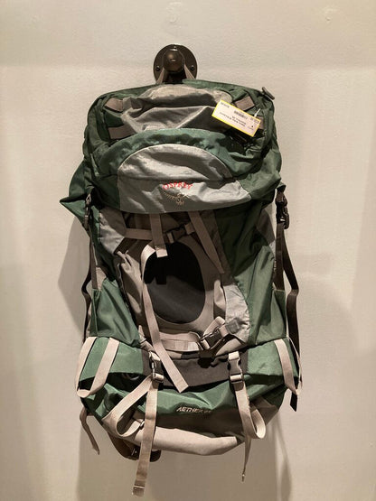 Osprey Aether 85 Backpack, Green/Grey, 85L