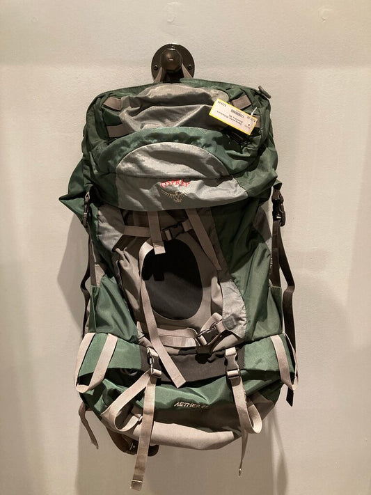 Osprey Aether 85 Backpack, Green/Grey, 85L