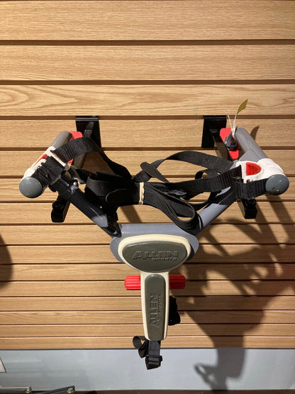 Allen Sports Trunk Mount Bike Rack, Grey/Red, 1 Bike