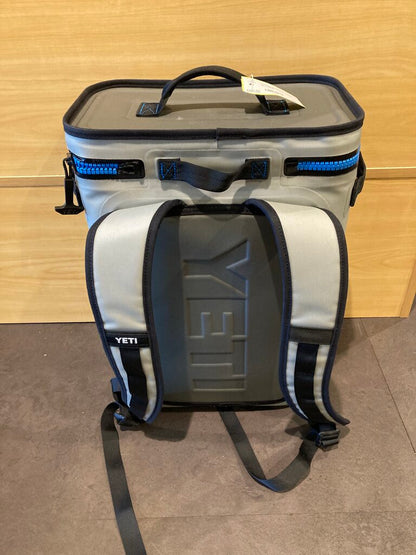 Yeti Backpack Soft Cooler, Grey/Blue