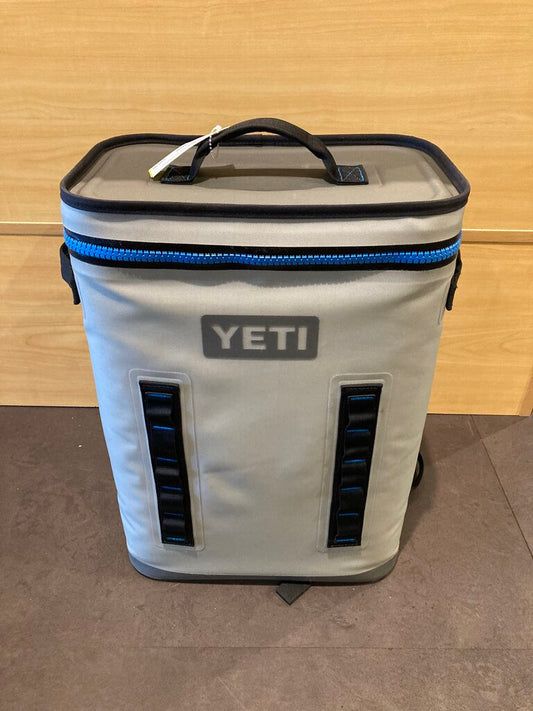 Yeti Backpack Soft Cooler, Grey/Blue