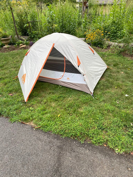 Kelty Salida 2 Backpacking Tent, Grey/Orange, 2P