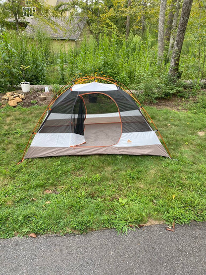 Kelty Salida 2 Backpacking Tent, Grey/Orange, 2P