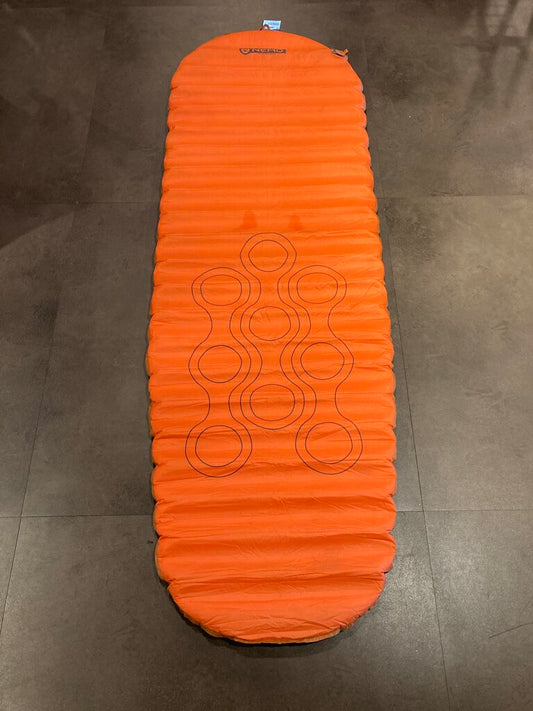 Nemo Flyer Inflatable Sleeping Pad, Orange, 72x25in Regular Wide 3.3R-Value
