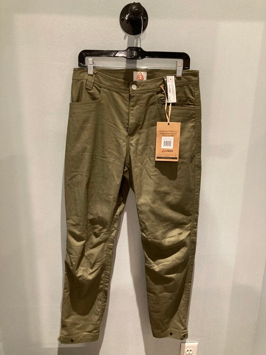 Livsn Flex Canvas Pants V3, Green, Women's 8