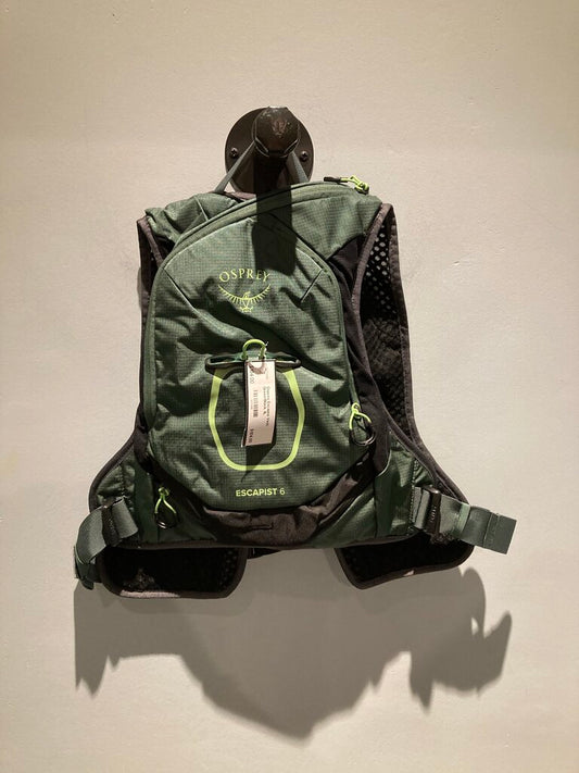 Osprey Escapes Vest, Green/Black, 6L