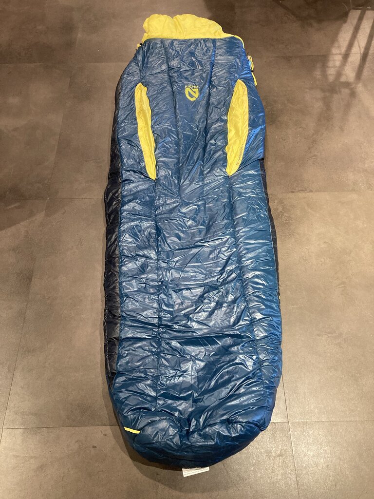 Nemo Forte Sleeping Bag, Green/Black, Men's Long 20 Degree