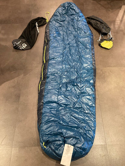Nemo Forte Sleeping Bag, Green/Black, Men's Long 20 Degree