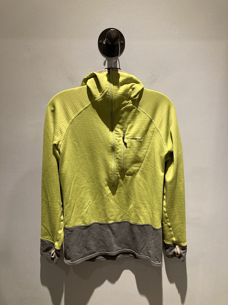 (Hole) Patagonia R1 Hoody, Green/Grey, Men's S