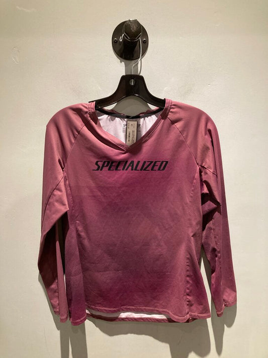 Specialized V Neck Jersey, Maroon, Women's L