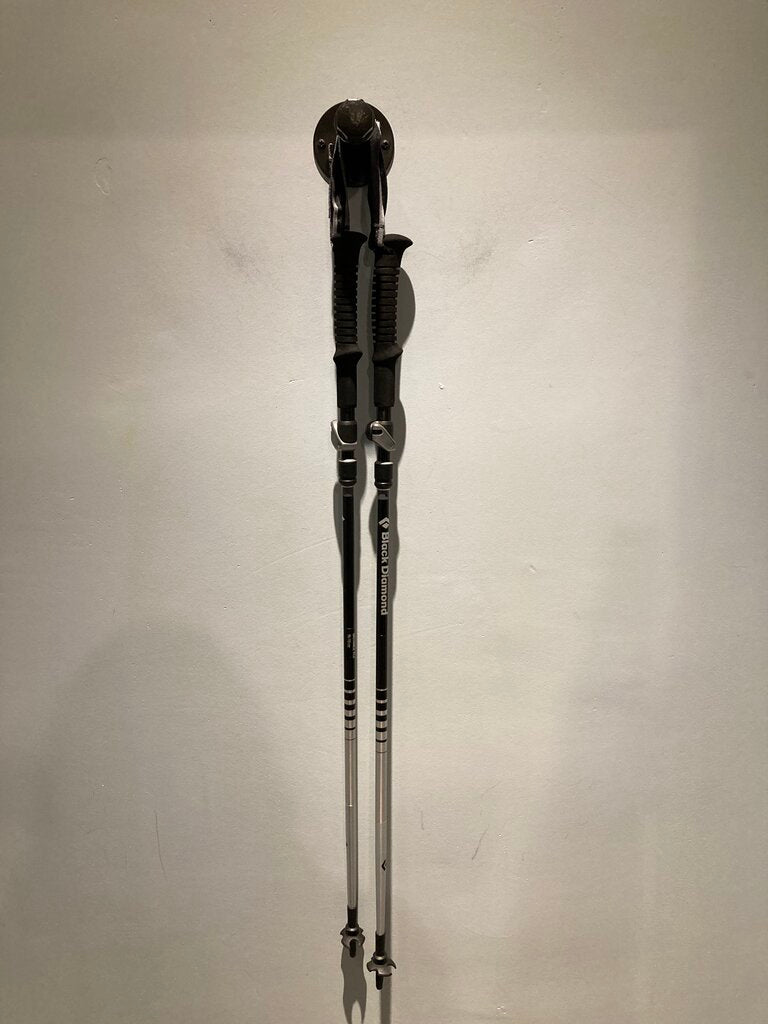 Black Diamond Distance FLZ Hiking Poles, Black/Grey