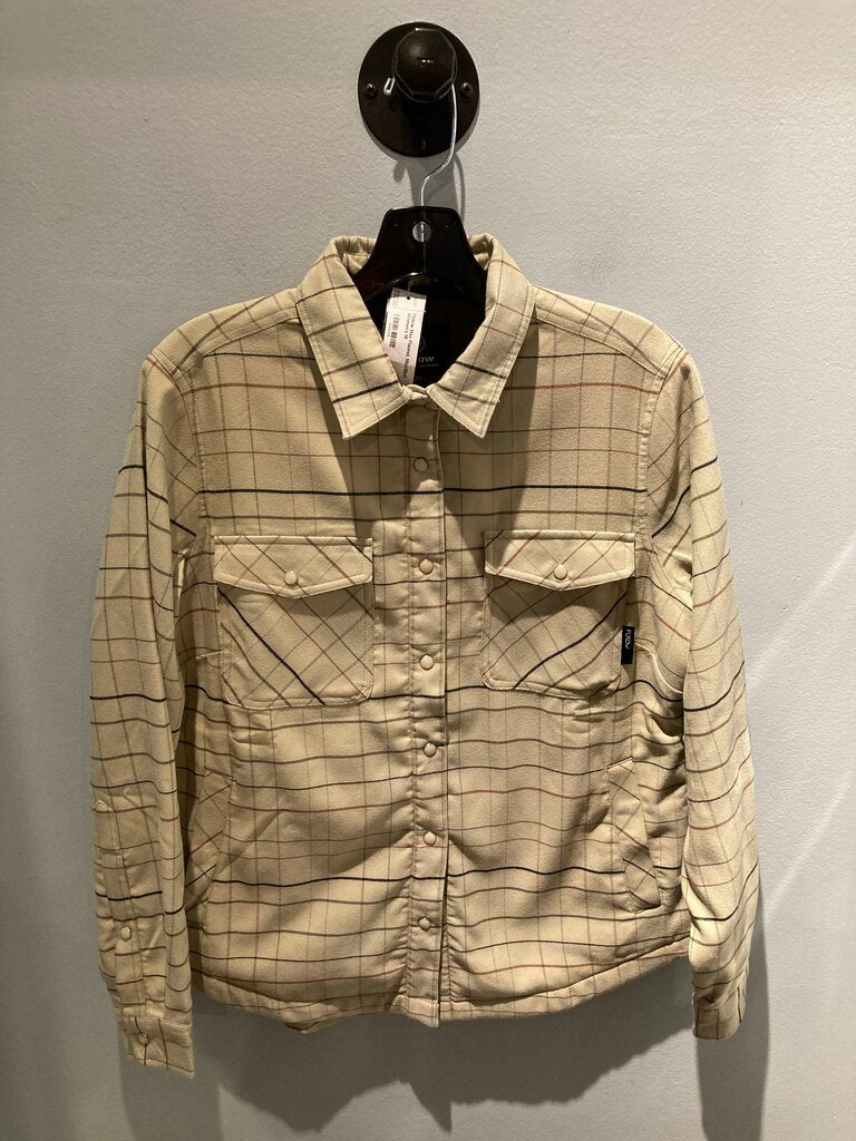 (Sample) Flylow May Flannel. Mist/Bluff, Women's M