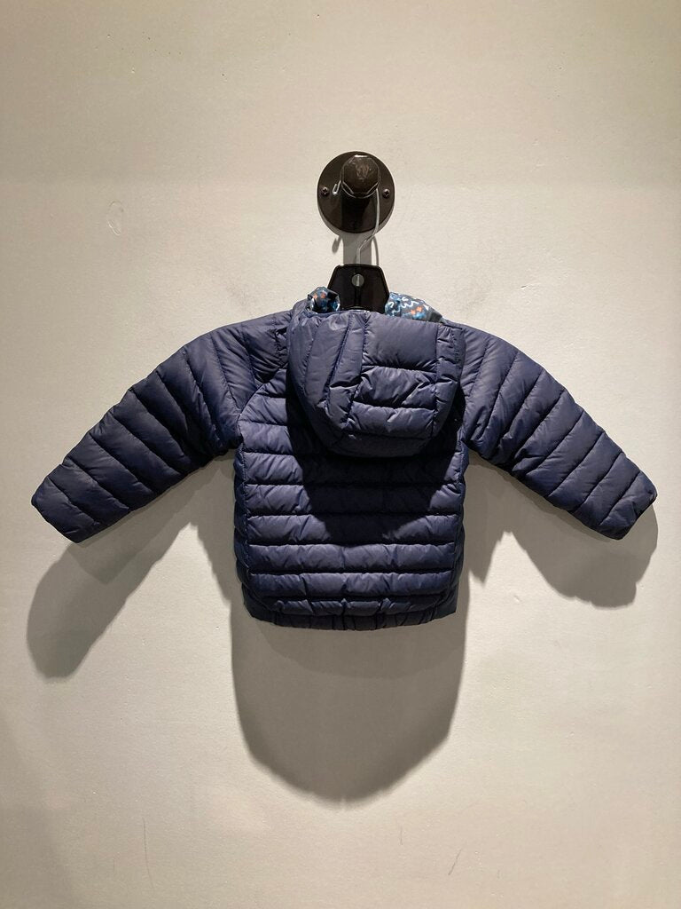 Patagonia Reversible Down Kacket, Navy/Brown, Kid's 3T?