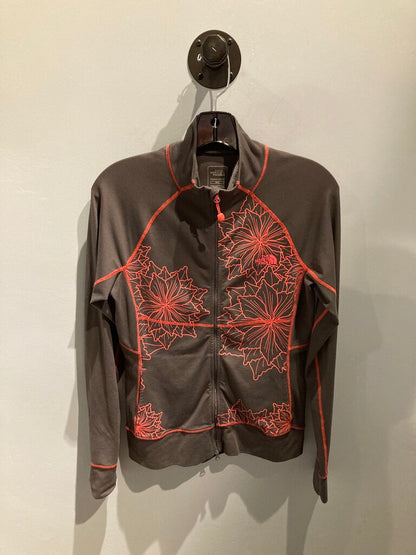 The North Face Full Zip Jacket, Brown/Pink, Women's M