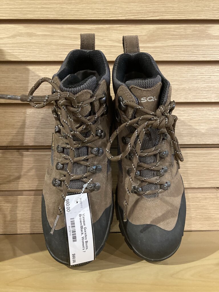 Vasque Goretex Boots, Brown/Black, Women's 7